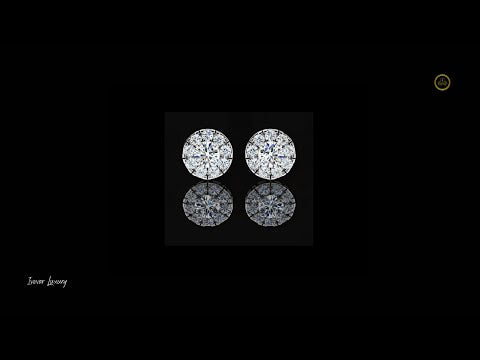 0.12 CT Modern Lab Grown Round Cut Diamond Earring Designs Wear Innovation For Every Look