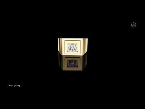 0.85 TCW Bold Square Frame Lab Diamond Ring with Bezel-Style Setting in Cushion Cut For Her