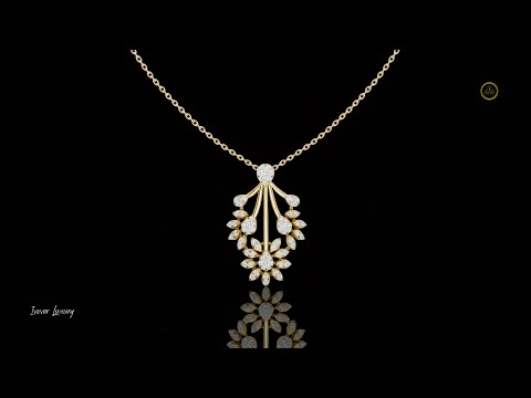 1.00 TCW Dazzling Floral Lab Grown Diamond Pendant Artistic Openwork Flower Design For Her