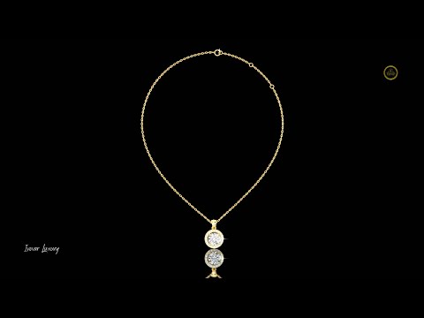 1.00 CT Elegant Round Cut Halo Moissanite Diamond Pendant Crafted in Lustrous Luxury