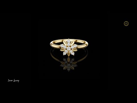 0.095 TCW Purely Lab Grown Round Cut Diamond Ring For True Story