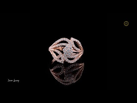 0.50 TCW Elegant Luxury Love Engraved Round Moissanite Diamond Bridal Ring for Her