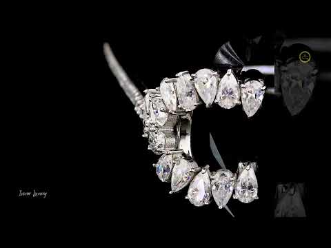 Custom Diamond Sunglasses Luxury Rimless Designer Eye wear with Hand Set Stones