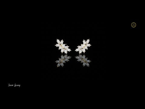 3.22 CT Classic Moissanite Marquise Diamond Floral Stud Earrings Trending New Design