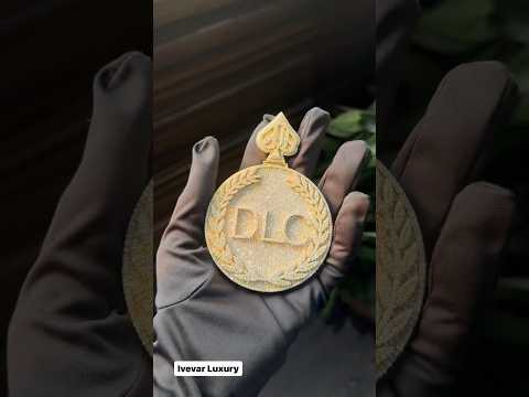 Iced Out Double Halo Pendant - 925 Silver/14K Gold Moissanite Pendant