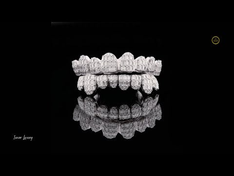Ethical Ice Grillz – Conflict-Free Lab Diamonds (Baguette Cut)