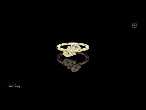 Marquise Motif Cluster Moissanite Diamond Ring