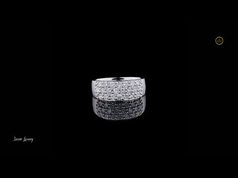 1.50 TCW Sparkling Pave Set Lab Grown Diamond Band Dazzling Elegance by Ivevar Luxury