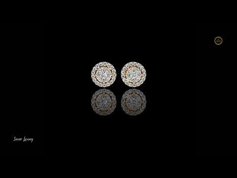0.88 CT Affordable Luxury Moissanite Round Cut Diamond Stud Earring Tiny but Brilliant for Daily Wear