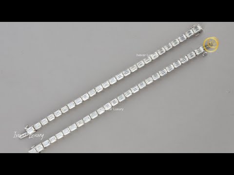 Moissanite Infinity Bracelet - VVS Diamond Jewelry by Ivevar