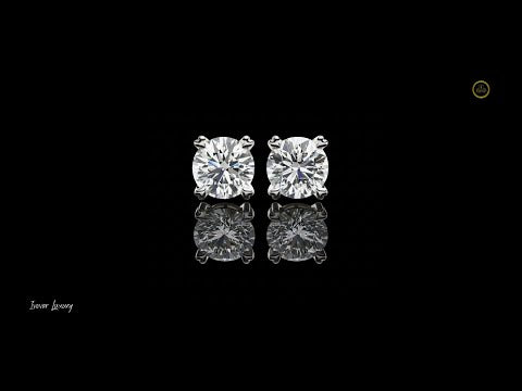2.57 TCW Chic & Modern Lab Grown Diamond Stud Earring for the Fine Forward