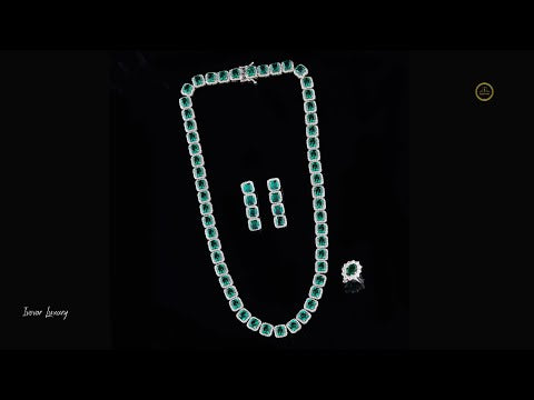 Iced Out Tennis Chain in 925 Silver Featuring Created Lab Grown Diamonds and Distinctive Hip Hop Jewelry Design by Ivevar