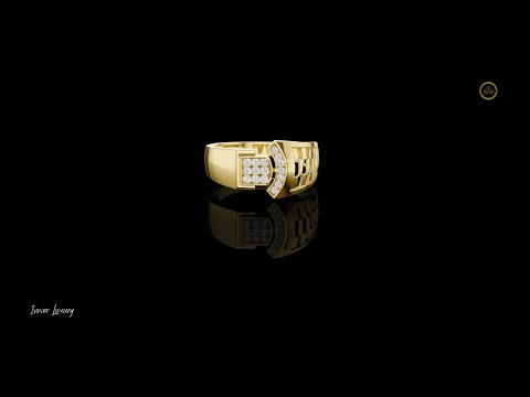 0.17 TCW Classic Round Lab Grown Diamond Architectural Grid Design with Pave Stones Statement Fine Ring