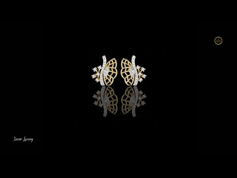 0.14 CT Butterfly Simple Marquise Cut Moissanite Diamond Stud Earrings Understated Elegance for Professional Wear