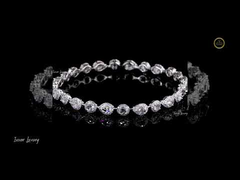 Timeless 14K Gold Bracelet with Natural Rose-Cut Diamonds By Ivevar