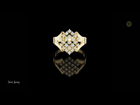 Floral Nature Inspired Moissanite Diamond Engagement Ring