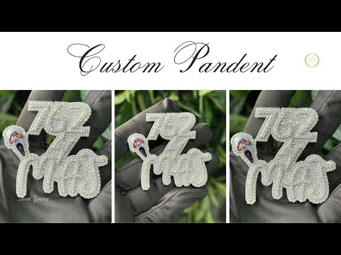 Elegant Custom Lab-Grown Diamond Pendant - Timeless Personalized Luxury by Ivevar