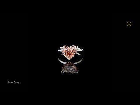 Solitaire Heart Moissanite Diamond Wedding Ring For Her