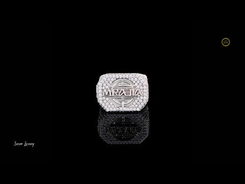 3.10 TCW Luxury Custom Ring with Moissanite Diamond Hip Hop Bling Masterpiece by Ivevar