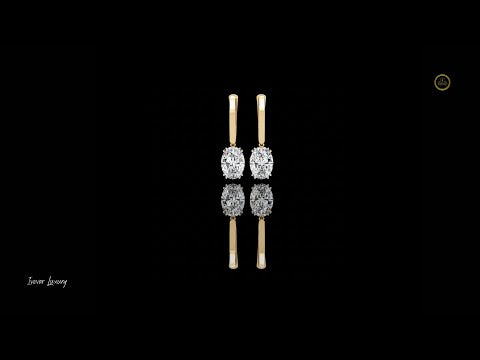 1.62 TCW Best Moissanite Oval Cut Diamond Earring For Perfect Anniversary, Birthday & Bridal Gift