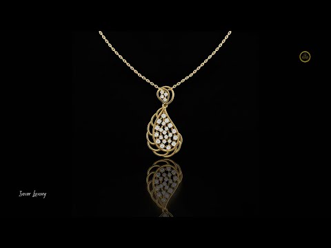 0.64 TCW Dazzling Teardrop Lab Grown Diamond Elegant Openwork Pave Drop Pendant Fine Jewelry Gift