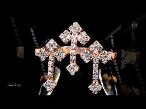 Designer Custom Diamond Sunglasses Gold Frame Statement Style