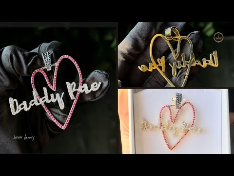 Luxury Unique Custom Lab Grown Diamond Pendant by Ivevar