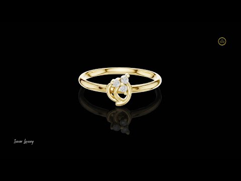 0.3 TCW Precious Moissanite Round Cut Diamond Ring For One Wish