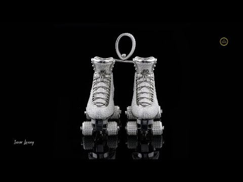 Custom Scatting Moissanite Pendant - Luxury Diamond Jewelry by Ivevar