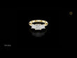 Asscher Moissanite Diamond Three Stone Ring With Princess Cut Side Stones