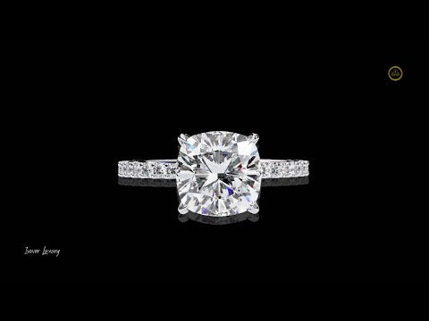 Radiant Cut Lab Diamond Solitaire Engagement Rings