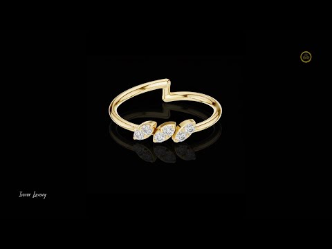Nature Inspire Lab Diamond Minimal Ring For Women