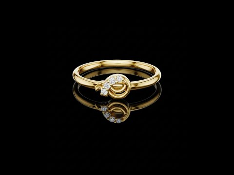 0.023 TCW Luminous Moissanite Round Cut Diamond Ring For Romantic Day
