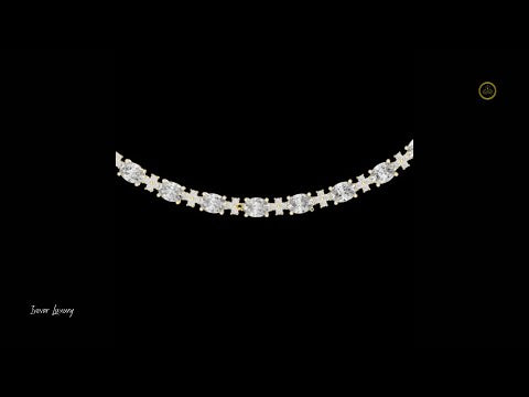 3.55 CT Bright Lab Grown Oval Cut Diamond Necklace Graceful Brilliance in a Classic Design