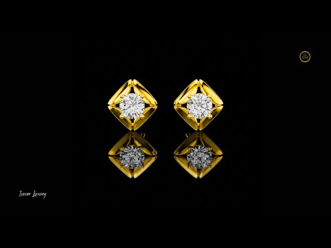 0.48 TCW Elegant Moissanite Diamond Stud Earrings Modern Royal Setting For Lovely Ladies