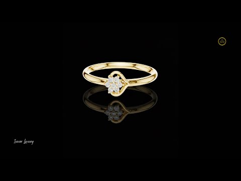 Round Lab Diamond Cluster Delicate Ring