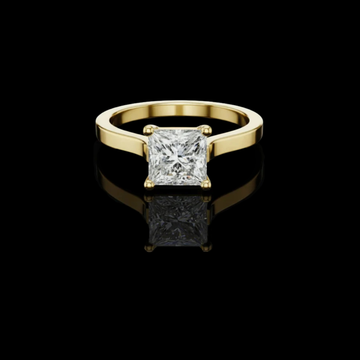 1.00 TCW Sustainable Lab Grown Princess Cut Diamond Ring Sparkle For Proposal Day