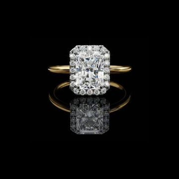 1.80 CT Ethical Lab Grown Diamond Cocktail Radiant Cut Ring Modern Luxury Statement Jewelry