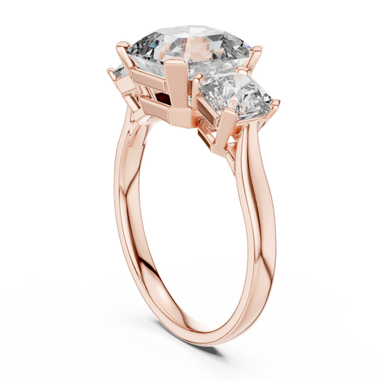 2.75 CT Precious Moissanite Radiant Cut Diamond Ring For Special Day
