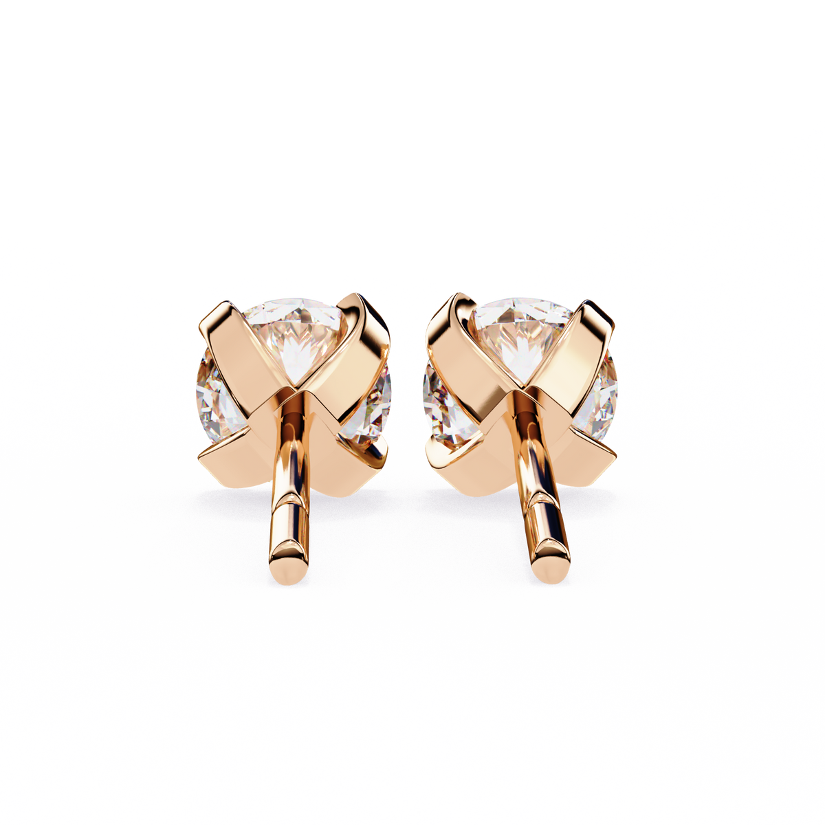 Real Sparkle Lab Grown Round Diamond Cut Earring Responsible Sourcing For Her