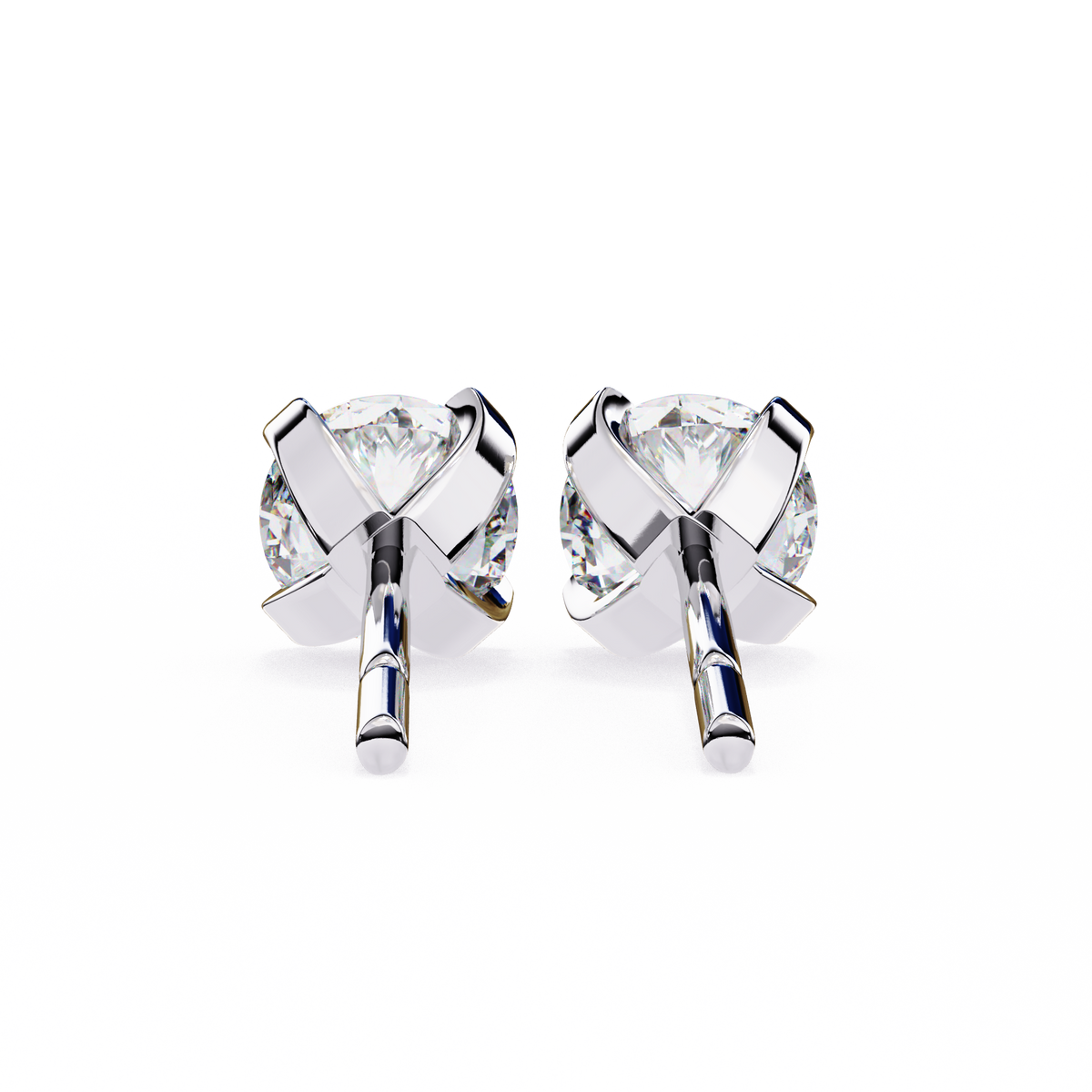 Real Sparkle Lab Grown Round Diamond Cut Earring Responsible Sourcing For Her