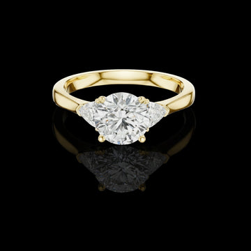 1.00 CT Vintage Lab Grown Round Cut Diamond Ring For Royal Look