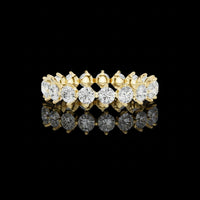 Round Brilliant Cut Lab Grown Diamond Full Eternity Band Rings