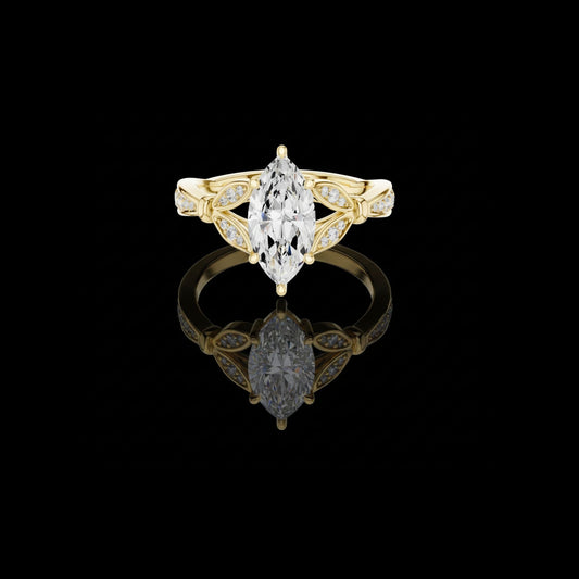 1.42 CT Stylish Moissanite Marquise Cut Diamond Ring For Every Time