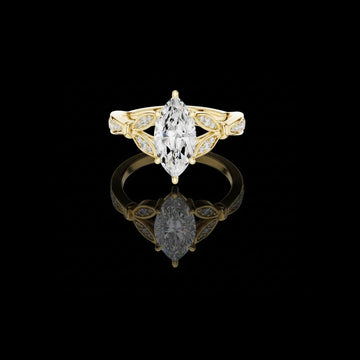Stylish Lab Grown Marquise Cut Diamond Ring For Every Time