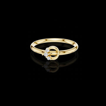 0.028 TCW Desire Lab Grown Round Cut Diamond Ring For Every Look