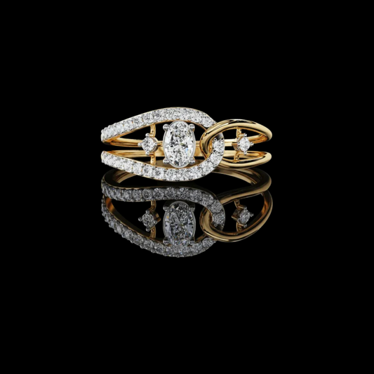 0.15 CT Sparkle Like Your Love Story Ivevar’s Dreamiest Moissanite Diamond Ring