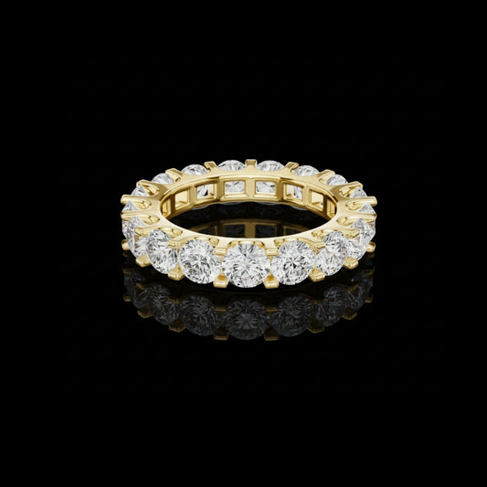 Round Brilliant Lab Grown Diamond Full Eternity Band Ring
