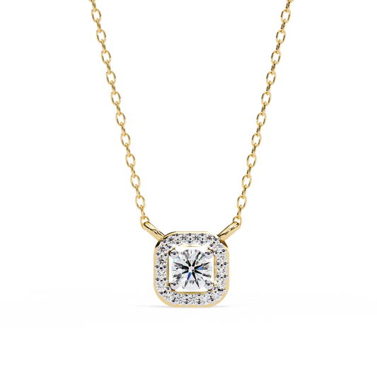 0.24 CT Classic Round Cut Lab Diamond Pendant that Wear Daily with Elegance