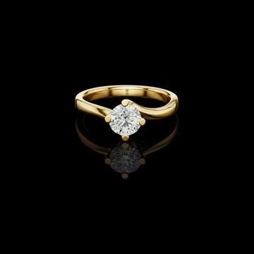 0.5 TCW Dazzling Moissanite Round Cut Diamond Ring For Every Occasions